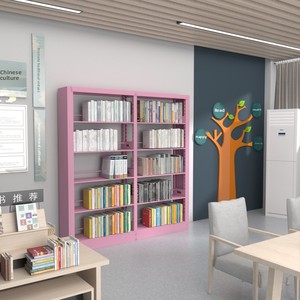 Estantería <span class=keywords><strong>de</strong></span> Acero para el Hogar, Librería <span class=keywords><strong>de</strong></span> Piso, Estantería para Libros Infantiles, Estantería <span class=keywords><strong>de</strong></span> Estudio Moderna y Sencilla con Gran Capacidad <span class=keywords><strong>de</strong></span> Almacenamiento - Product Image 3