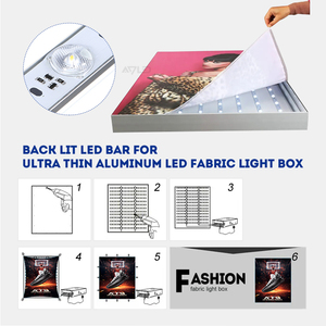 แถบไฟแบล็คไลท์ LED 14ดวง/ชิ้น DC12V ไฟ LED 24V 3000K/4000K/6500K IP67สำหรับกล่องไฟผ้า - Product Image 6