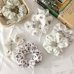 Nouvelle tendance cheveux corde chouchous coréen en mousseline de soie Organza anneau de cheveux coloré cheveux corde chouchous - Product Image 1