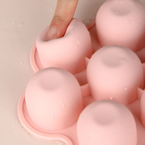 Molde de silicona de siete cavidades para paletas de helado, para helados caseros DIY para niños, molde de silicona para hielo con siete cavidades, caja de hielo de silicona - Product Image 3