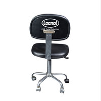 Chaises de laboratoire pivotantes rondes réglables antistatiques en PU, meubles, chaise de laboratoire pivotante ESD