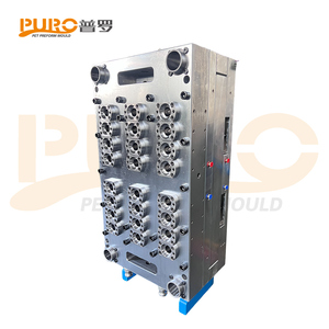 Puro 24-holtes PET-preform spuitgietmal met hot runner en pin valve, hoge snelheid productiemal - Product Image 2