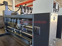 Machine d'impression flexographique semi-automatique de bonne qualité, imprimante 2, 3, 4 couleurs, machine à découper et à rainurer pour la fabrication de boîtes en carton