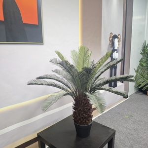 <span class=keywords><strong>Jardin</strong></span> de mariage Sagou Cycas plantes en pot arbre bonsaï artificiel pour la maison bureau vitrine <span class=keywords><strong>d</strong></span>écor intérieur - Product Image 5