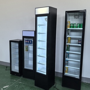 Réfrigérateur de bar à boissons <span class=keywords><strong>vitrine</strong></span> de boissons froides à porte en verre mince 105L - Product Image 6