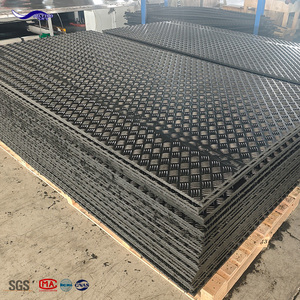 Ineinandergreifende Bodenbeläge Hochbelastbare Laufbahnabdeckungen Straßenmatte aus Recycling-Material UPE - Product Image 1