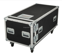 Flight Case en aluminium pour pied de microphone 20 voies-890mm de profondeur