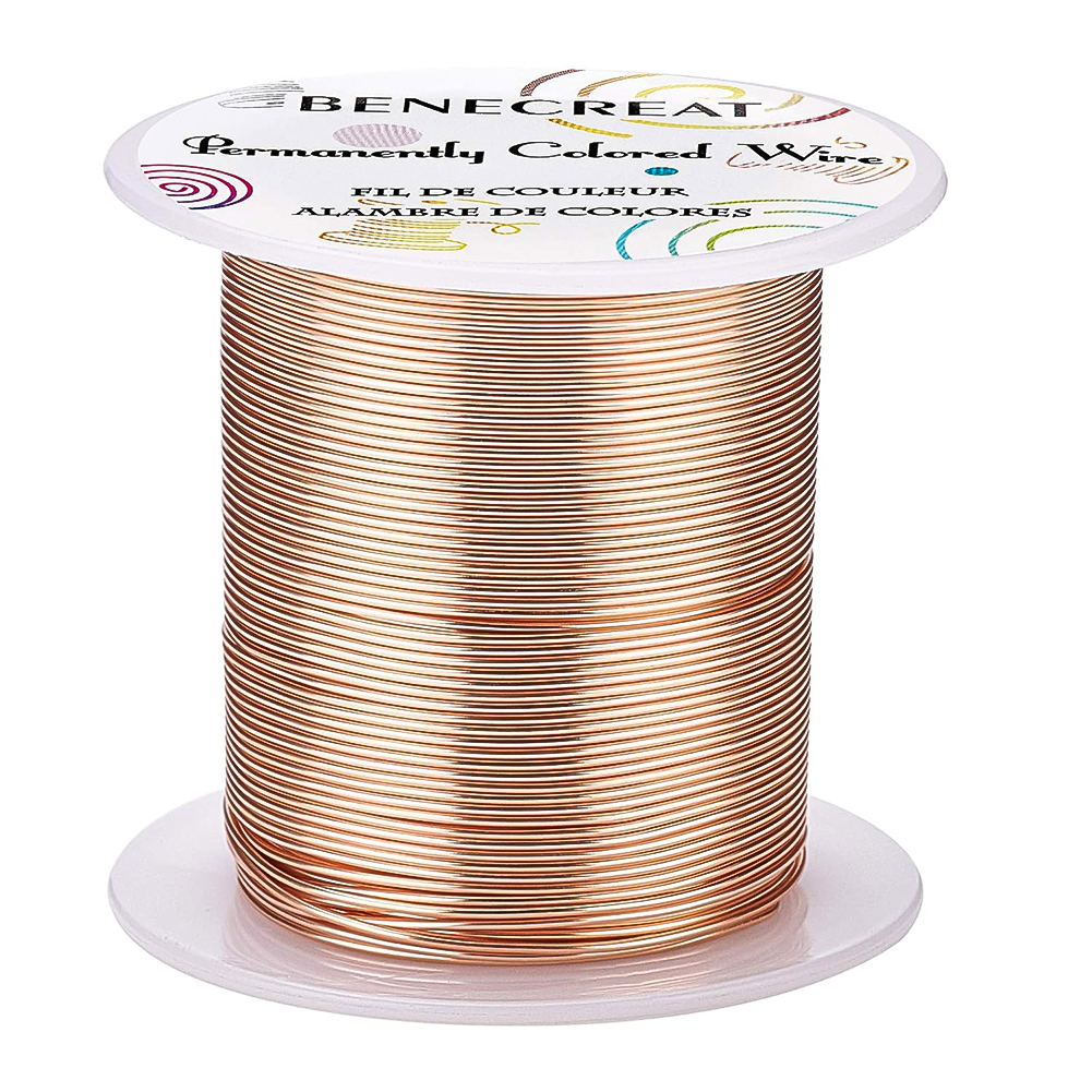 Cuivre rouge, calibre 20, 0,8 mm, 30 mètres CWIR-BC0006-02B-C