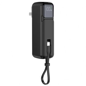 Cargador Portátil 3 en 1 de 20W y 4500mAh con Carga Rápida USB y Enchufe de CA, Tamaño Pequeño 2 en 1 para Viajes - Product Image 3