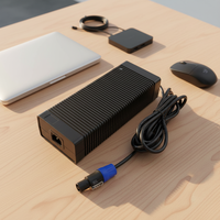 Chargeur de batterie au lithium ternaire certifié CE/FCC/UKCA/ETL 58,8V6A pour véhicules électriques à deux roues/outils, port XT60