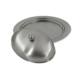 Boîte à <span class=keywords><strong>beurre</strong></span> en acier inoxydable de style européen, plat à <span class=keywords><strong>beurre</strong></span> pour dîner, boîte à pâtisserie, boîte à fromage et à pain pour <span class=keywords><strong>la</strong></span> <span class=keywords><strong>cuisine</strong></span> occidentale, pour <span class=keywords><strong>restaurant</strong></span> - Product Image 4