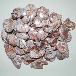 Cabujón de jaspe Rosita natural, venta al por mayor, lote de mezcla de formas y tamaños, cabujón de piedras preciosas Rosita para joyería, la mejor calidad - Product Image 4