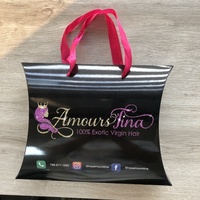 Emballage de luxe pour extensions capillaires au design unique, sac à perruque, boîte à perruque, emballage cadeau personnalisé avec logo pour extensions de cheveux