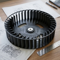 Roue de soufflerie de remplacement, turbine de ventilateur centrifuge pour ventilateur de conduit en ligne, purificateur d'air, unité CVC
