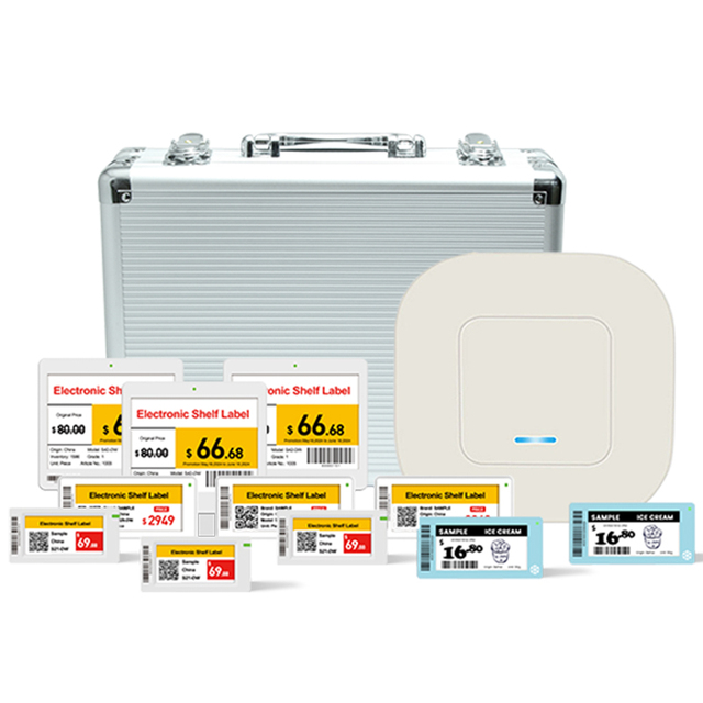 JINGXIN Digital Tag 2.4Ghz Pricing System Esl Supermarket Epaper Pricer Display Shelf Edge E-Tags Electronic Price Label