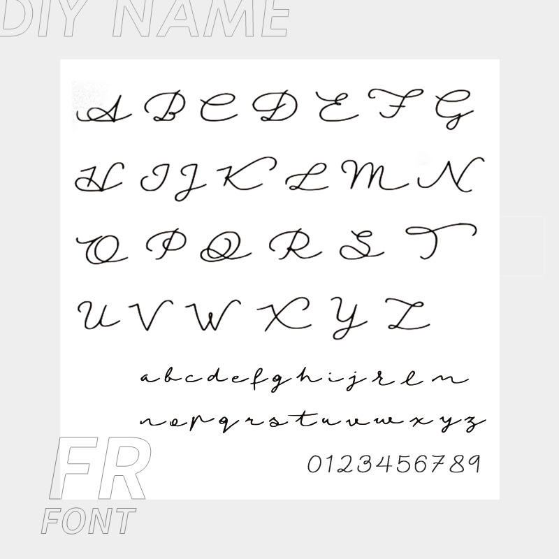 แบบอักษร FR