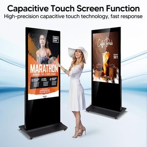 Tự động hiển thị xoay kỹ thuật số biển hiển thị 75-inch cơ giới đứng với điều khiển từ xa cho triển lãm - Product Image 6