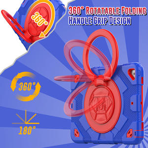 Per <span class=keywords><strong>Apple</strong></span> <span class=keywords><strong>iPad</strong></span> 10.2 7th 8th <span class=keywords><strong>9th</strong></span> custodia universale per tablet anti-caduta in silicone spesso con supporto per maniglia pellicola proteggi schermo integrata - Product Image 6