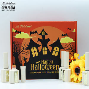 Nouveau 2026 Kit de gel Halloween 15ml 24 couleurs - Paillettes effrayantes/Tons vampires Faible MOQ OEM/ODM Vente en gros de produits de beauté - Product Image 2