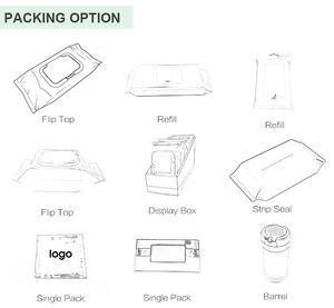 मिनी मेकअप रिमूवर वाइप्स व्यक्तिगत रूप से लपेटी गई यात्रा धीरे-धीरे चेहरे की वाइप्स कस्टम महिला सफाई वाइप्स - Product Image 5