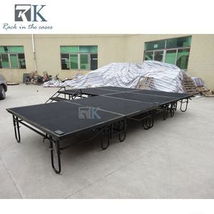 Étape se pliante d'événement extérieur d'installation facile d'étape de plate-forme du mobile 6ft * 8ft - Product Image 5