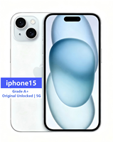 iPhone 15 Usado, Totalmente Inspeccionado, Versión Global Desbloqueada, 5G, Teléfono Original, Pantalla OEM, Precio al por Mayor