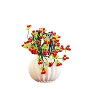 Jarrón de Cerámica con Forma de Calabaza para Decoración de Mesa de Halloween, Diseño Moderno y Lindo para el Hogar - Product Image 2