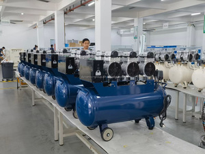 Máy nén khí không dầu <span class=keywords><strong>Piston</strong></span> 2.25kw Máy nén khí công nghiệp 3HP với bình khí 70L từ nhà máy - Product Image 5