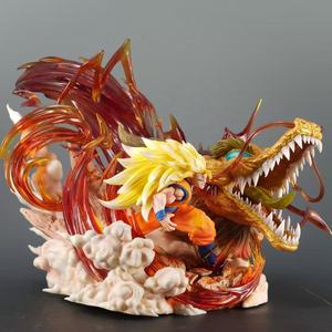 Figura de Goku Super Saiyan de Batalla Super Feroz, Edición Premium de Dragon Ball, Puño de Dragón Explosivo, Super Grande LS, Puño de Dragón Super Tres - Product Image 2