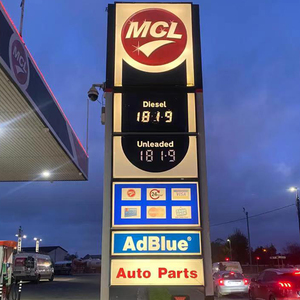Hot Selling Digital Magnetic Oil Price Display Board with <strong>7</strong> <strong>Segment</strong> <strong>LED</strong> for Petrol Station Fuel Price Signs - Product Image 3
