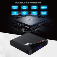 TX9 Pro 10K HD 6K Ultra HD Android TV Box Smart Android 14 2.4G/5GHz WIFI Quad Core Allwinner H616 Procesador Ethernet