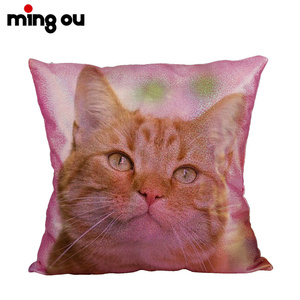 Venta al por mayor de sublimación almohada caso blanco poliéster almohada - Product Image 1