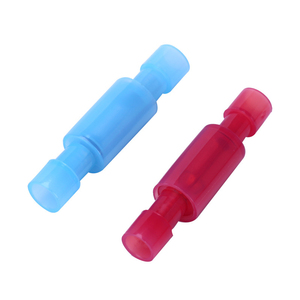 Terminal Eléctrico de Crimpado Rápido de Cable Dividido FLDNY Rojo 22-18AWG, Conector de Bala de Nylon Totalmente Ulatrado de Buena Calidad - Product Image 4