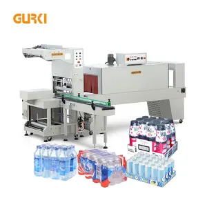 Gurki Lengan Pembungkus PET Botol Shrink Wrapping Machine