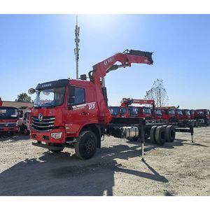 รถบรรทุกติดเครนพับได้ Dongfeng D3 6x4 16 ตัน จากโรงงาน พร้อมระบบไฮดรอลิกหมุนได้เต็มที่ สำหรับขนถ่ายวัสดุ - Product Image 3