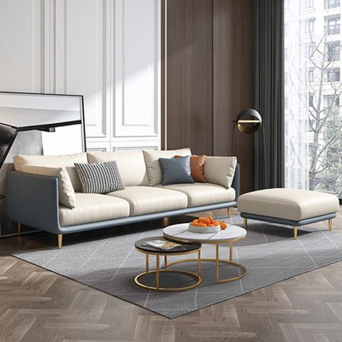 Bleu clair + beige [Tissu Cat Claw Tech]