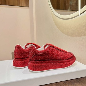 Mocasines Deportivos Casuales para Mujer, con Cordones, Parte Superior de Microfibra, Suela Gruesa de TPU, Diseño de Parches Multicolores en la Puntera - Product Image 6