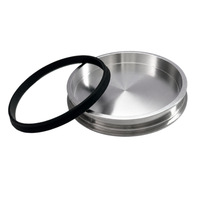 Couvercle de boîte à snus en aluminium mat de qualité supérieure personnalisé avec bouchon à vis |   Couvre-boîte de remplacement multicolores pour boîte à snus de 70 mm