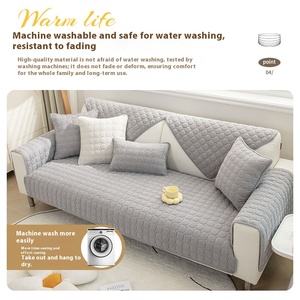 <span class=keywords><strong>Funda</strong></span> de Sofá de <span class=keywords><strong>Pana</strong></span> Gruesa Personalizable para Otoño Invierno, Cubierta de Asiento Antideslizante, Cálida y Elegante, Universal para Muebles del Hogar - Product Image 2