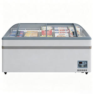 Movable Rolling Wheel Commercial Island Display <b>Freezer</b> 65 Inch Large Capacity Energy Saving For Grocery Retail Use - Product Image 4