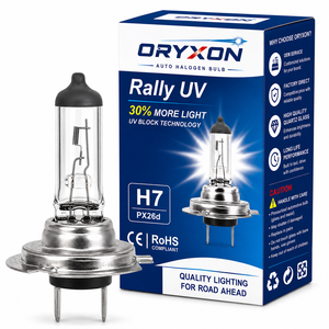 Accesorios para Automóviles, Lámpara Halógena Transparente <span class=keywords><strong>H7</strong></span> de Alta Calidad, 12V 100W, Vidrio Duro, Certificación CE RoHS, Fabricante - Product Image 2