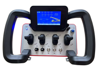 Télécommande radio proportionnelle POWEROCK 4 canaux pour grues avec portée de 500 m, 2 à 8 joysticks, garantie 1 an