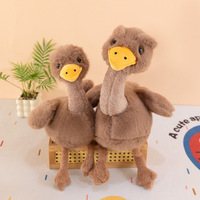 Peluche d'autruche mignonne en gros, jouet en peluche émeu à long cou, anti-stress pour collectionneurs d'oiseaux, souvenir d'Australie