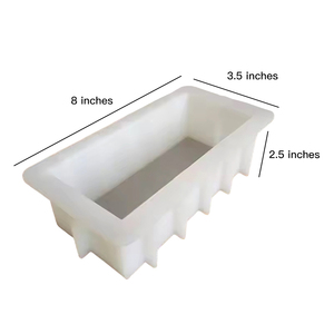Tùy Chỉnh Handmade Silicone Vuông Xà Phòng Loaf Khuôn Cho 8*3.5*2.5 Inch Bê Tông Hình Chữ Nhật Xà Phòng - Product Image 5