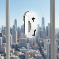 Robot Pembersih Jendela Elektrik Indoor Outdoor Permukaan Halus Sensor Inframerah Semprotan Air Otomatis Penggunaan Rumah Tangga Robot Vacuum