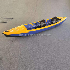 Kayak gonflable pliable pas cher pour sports nautiques en plein air, personnalisé KY-415, kayak pliable Drop Stitch pour activités aquatiques en plein air - Product Image 1