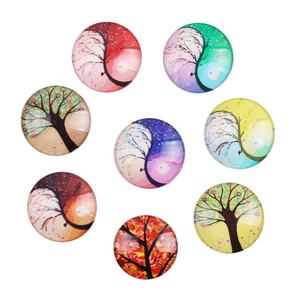 מותאם אישית עגול 3d עגול זכוכית מגנטים תפאורה מדבקות תיירות מזכרות קישוט תיירות מזכרות קישוט - Product Image 1