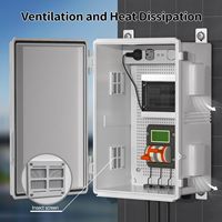 Boîtier en plastique étanche, boîtier en ABS, boîte de jonction, ventilé pour instrument électronique, boîte électrique avec évents