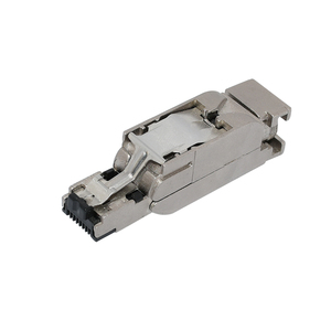 <span class=keywords><strong>Cat</strong></span> 7 RJ45 kim loại thẳng 8 pins <span class=keywords><strong>Cat</strong></span> 6 <span class=keywords><strong>CAT</strong></span> <span class=keywords><strong>6A</strong></span> tốc độ cao không thấm nước IP67 RJ45 kết nối - Product Image 5