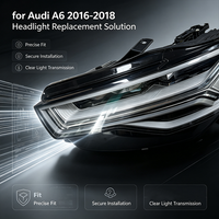 Feux avant de haute qualité, feux de voiture, ensemble de phares LED, phares LED pour Audi A6 2016-2018 OE 4G0941773H 4G0941774H